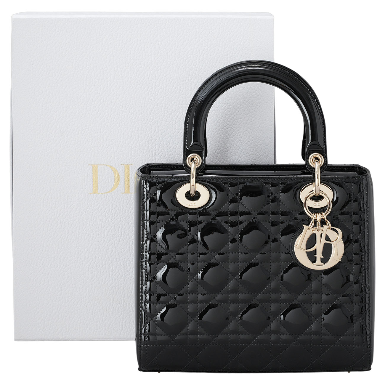 CHRISTIAN DIOR(USED)디올 페이던트 레이디디올 미듐